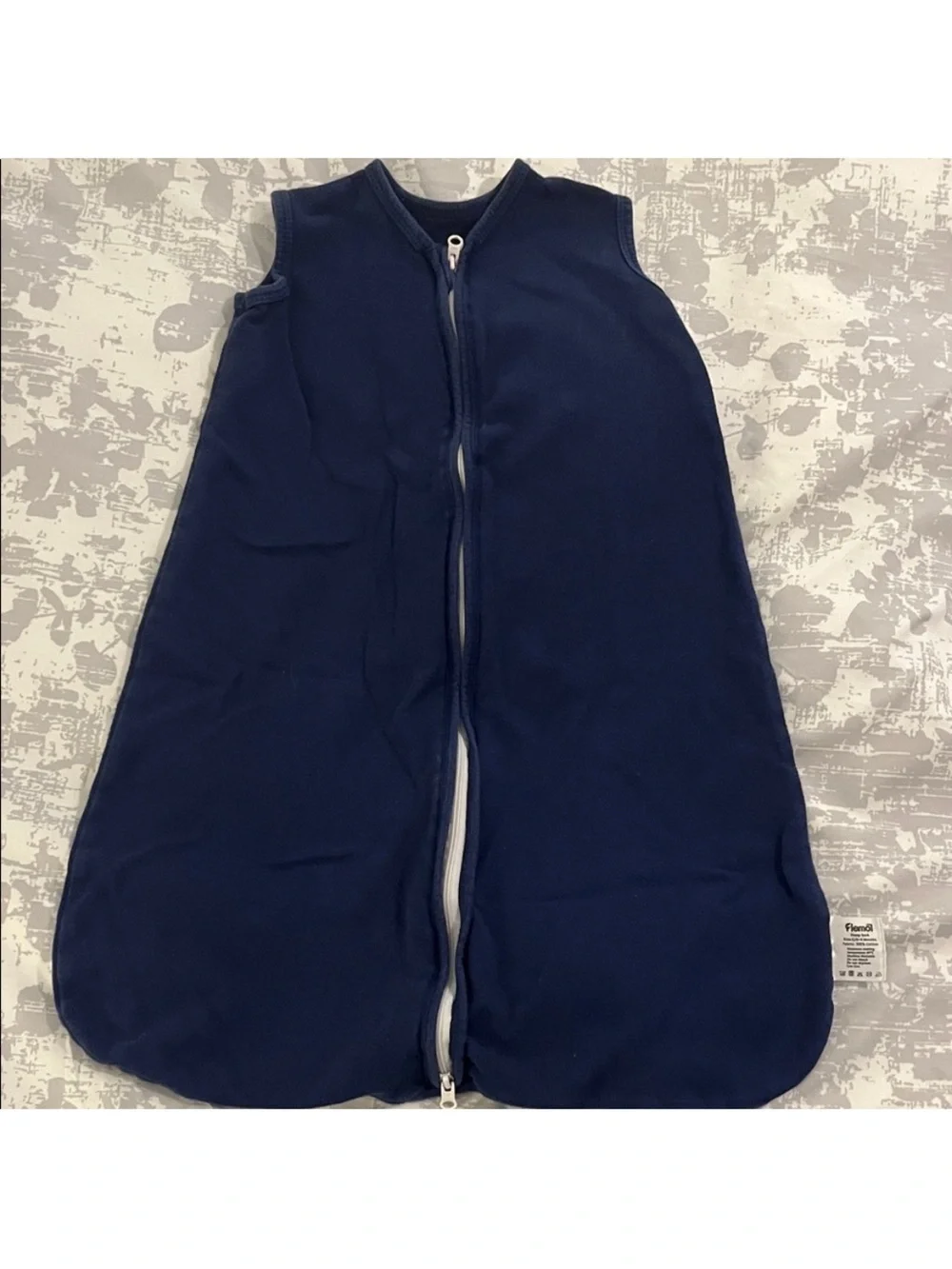 Bundle of Baby Sleeveless Zip Sleep Sack - Navy, Sage & Light Blue